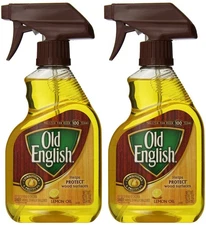 2 Pack - Old English Lemon Oil Condition Protect Wood Non-Aerosol Spray 12 fl oz