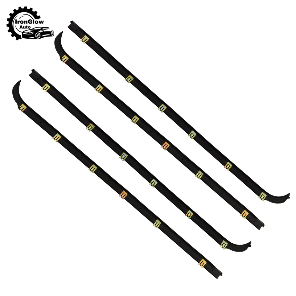 Traje para Ford Bronco II 1984-1988 y Ranger 83-88 4 piezas cinturón ventana resistente al clima Foto 4 de 4