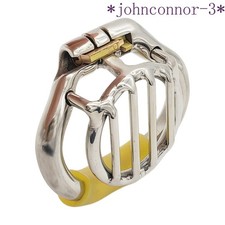 New Stainless Steel Male Chastity Device Super Small Cage Lock Stealth Lock Belt