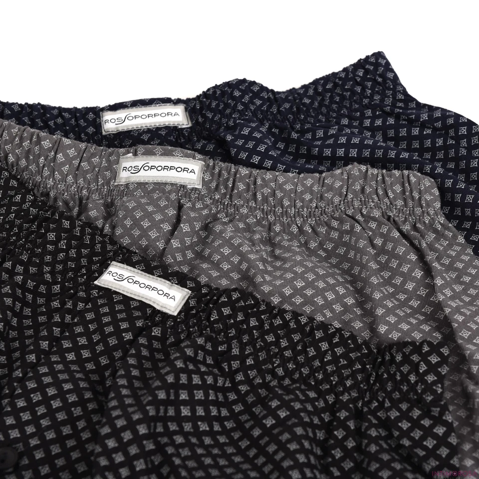 Boxer uomo in 100% cotone Rossoporpora 207 fantasia 3 pezzi - Immagine 3 di 3