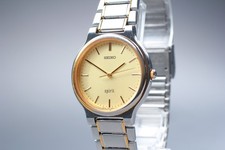 Vtg.1989 N MINT Seiko Spirit 7N01-6A70 34mm Bracelet Quartz Men's Watch JAPAN