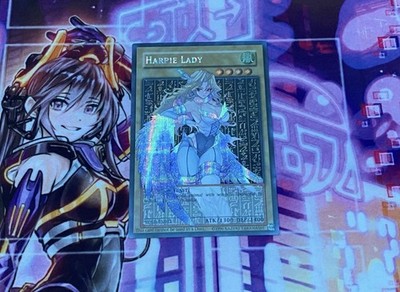 CUSTOM ART Harpie Lady Girl Card Holo Anime Yugioh Waifu Sexy Lewd Rare Secret