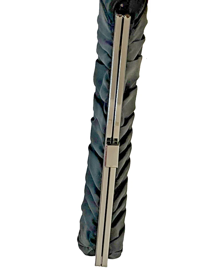 Nitebags женщин вечер клатч черная ткань плиссированные серебро оборудование - Изображение 2 из 4