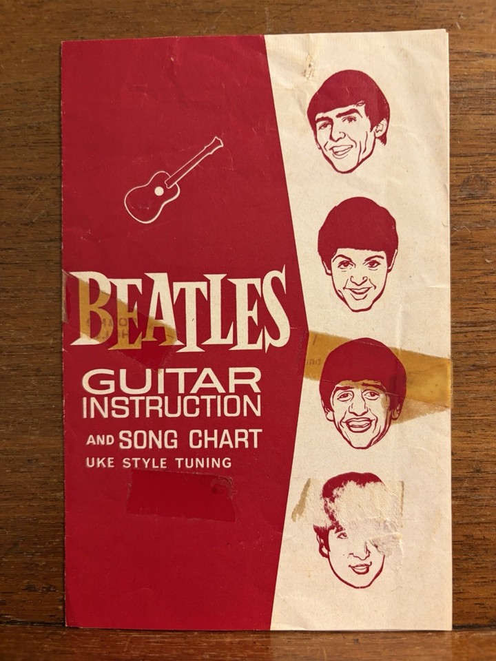 Big Help Sticker Selcol Big Beat 1964 Beatles Guitar Sound Hole + Headstock Sticker ...