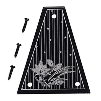 Schwarze E-Gitarre Truss Rod Abdeckplatte für Jackson Guitar Ersatz