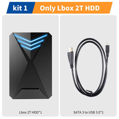 2TB External Game HDD Launchbox Plug & Play 4200+ 3D PC Games Windows PS3 PS4