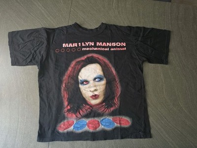 Marilyn Manson Bandshirt Mechanical Animal Vintage MAR1LYN MAN5ON 1998 1999 Tour