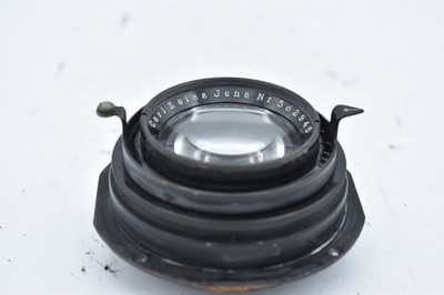 Carl Zeiss Jena 18cm (180mm) F/4.5 Tessar Lens, with Flange Ring