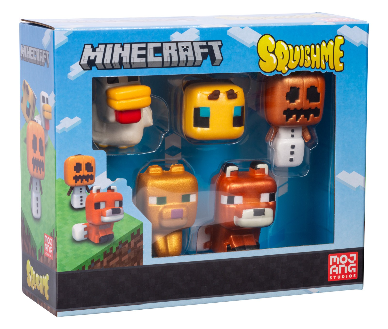JUSTTOYS Minecraft - Коллекционная коробка SquishMe S3 Plüschfigur