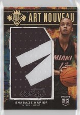 2014 Court Kings Art Nouveau Jerseys Nameplates Prime 2/6 Shabazz Napier #22 1yj