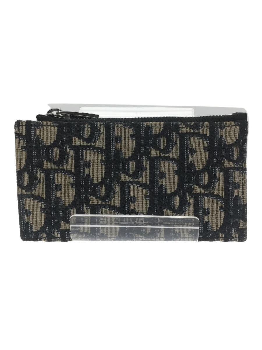 Christian Dior BEG Canvas Card Holder for Men