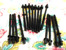Set of 16. '90s/'00s TAMA TENSION RODS. BLACK. 3, 1/4". snare tom drum