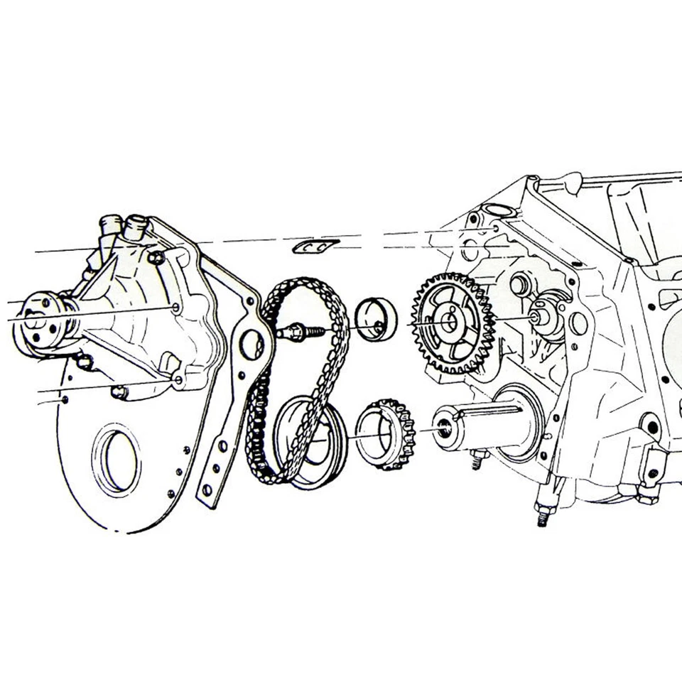 Deflector tubo llenado aceite motor V8 1964 Oldsmobile Cutlass 88 98 1 pieza Foto 2 de 4