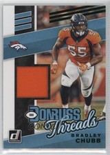 2019 Panini Donruss Donruss Threads Green Bradley Chubb #T-18 xl7