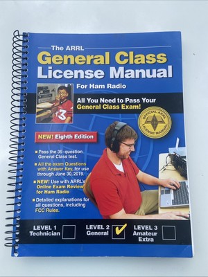 The ARRL General Class License 8th Ed Spiral & Gordon West General 2015-2019 D14