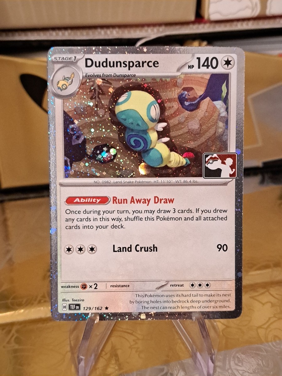Dudunsparce Holo Pokemon Prize Pack Series 7 Promo Pokemon Card NM/LP Stamp  | eBay