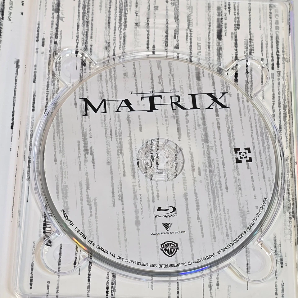 The Matrix Blu-ray DigiBook Hi-Def Sound Holographic 10th Case Sci-Fi Action - Image 4 of 4