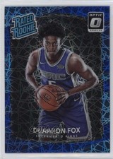 2017 Panini Donruss Optic Rated Rookie Blue Velocity Prizm De'Aaron Fox #196 0r4