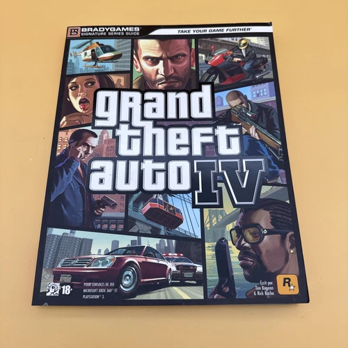 Guide De Jeu Officiel : Grand Theft Auto IV 4 - avec poster / carte
