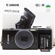 Canon IXUS 275 HS 20.2MP Digital Camera Black Tested Boxed Kit VGC   Fast Post