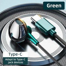 For Samsung HiFi Bass Stereo Earphones USB-C 3.5mm Wired Headphones