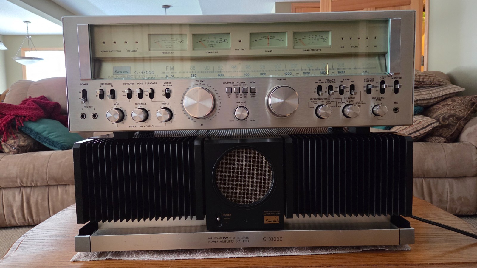 Sansui G 33000 vintage audio equipment - eBay listing photo 1