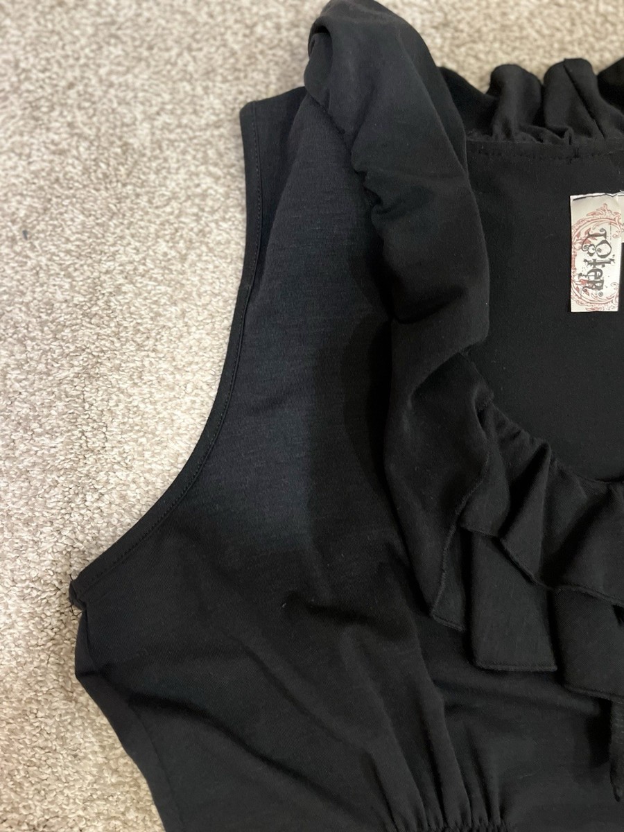 Juniors Plus L8TE Polyester Knit Black Short Sleeve Short Dress 16 18 1X XL NWO View 4