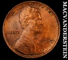 1910 Lincoln Wheat Cent - Scarce  Uncirculated  Lustrous  No Reserve  #M9383