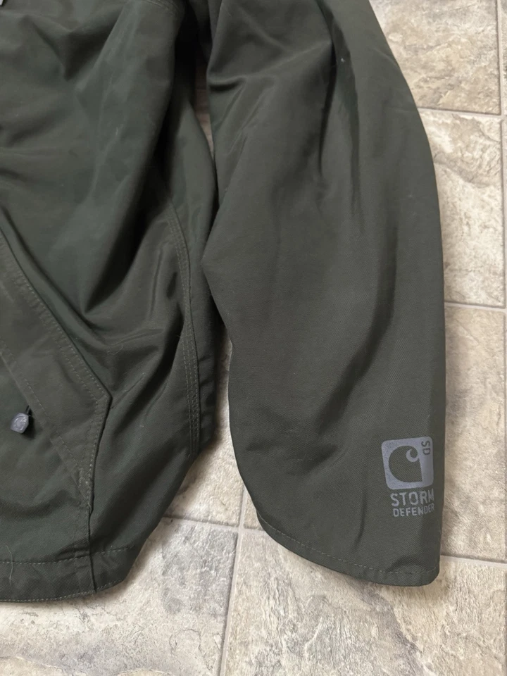 Men's Carhartt Jacket Full Swing Loose Fit green Insulated Size - Image 4 of 4