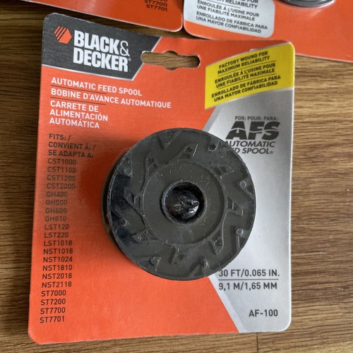Qty 3 BLACK & DECKER AF 100 AUTOMATIC FEED SPOOL - 30ft LINE WEED TRIMMER STRING - Picture 4 of 8