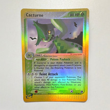 POKEMON 2003 Cacturne Reverse Holo RARE 2/100 EX Sandstorm English 80HP on eBay
