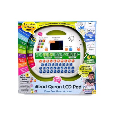 iRead Quran Vollfarb-LCD-Bildschirm interaktiv lernen Heiliger Koran Pad (Desi Puppe)