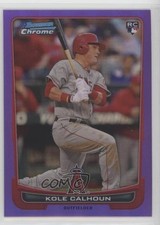 2012 Bowman Chrome Purple Refractor 32/199 Kole Calhoun #188 5qi