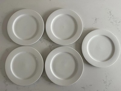 5 x Maxwell & Williams, White Basics 9'' Salat Mittagessen Teller Sehr guter Zustand