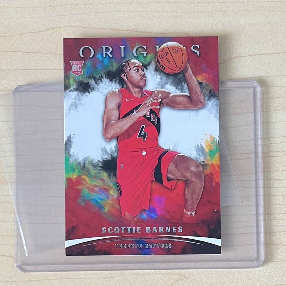 2021-22 Panini Scottie Barnes Rookie Card Origins RC NBA Toronto Raptors