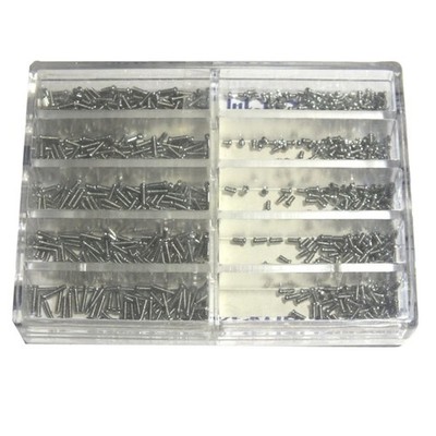 670 Pcs Watch Screws Securing Watchmaker Repair Tool Stainless Steel