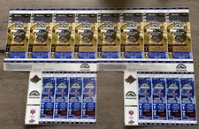 **Lot of 2 Sheets** COLORADO ROCKIES 1995 PHANTOM WORLD SERIES TICKETS