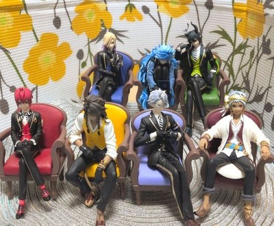 Twisted Wonderland Dorm Leader Figure Set 7 Pieces No Box