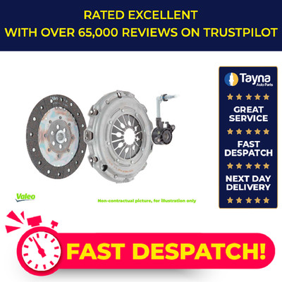Clutch Kit 3pc (Cover+Plate+CSC) 834150 Valeo 55210945 55202271 55209831 Quality