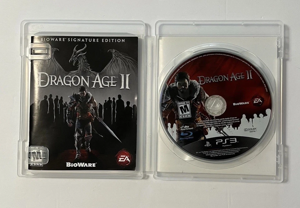 Dragon Age II Signature Edition (Sony PlayStation 3, 2011) PS3 Completo Probado Foto 3 de 4