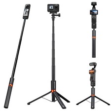 K F CONCEPT 66" 2-in-1 Invisible Selfie Stick Tripod for Insta360 X5/X6/X3