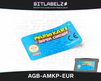 Mario Kart: Super Circuit [AGB-AMKP-EUR] Game Boy Advance Label