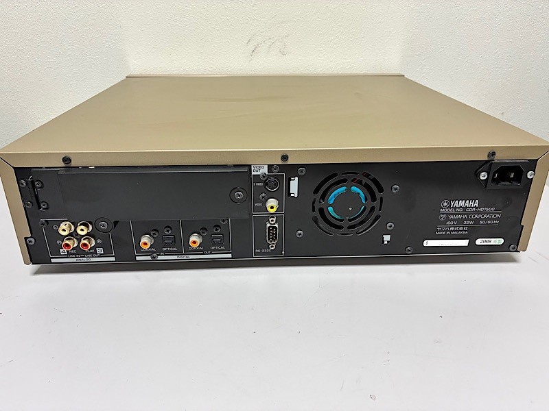 YAMAHA CDR-HD1500 HDD/CD Recorder Player Confirmed Operation Free