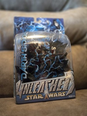 Star Wars Unleashed Darth Sidious Collectible Action Figure Hasbro 2004 Series
