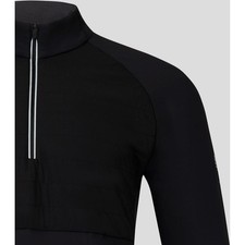 Image of Castore Hybrid Quarter Zip Black Ergonomic, Breathable