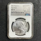 New Listing2021 Peace Silver Dollar ($1) NGC MS70