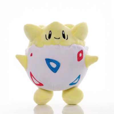 Togepi Plüschtier 18 cm   Pokemon Kuscheltier   Weiches Spielzeug zum Spielen