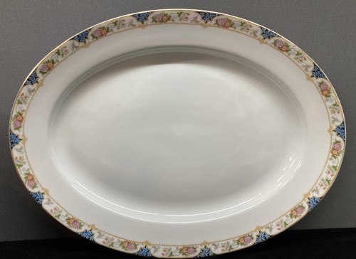 Noritake The Magenta Porcelain China Serving Platter 16.25”