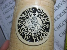 Vintage NEW YORK KNIGHTS TEMPLAR HAND MADE MUG Made in USA