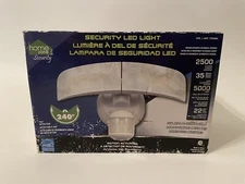 Home Zone Wide Adjustable Motion Sensor Activated LED Outdoor Security Light